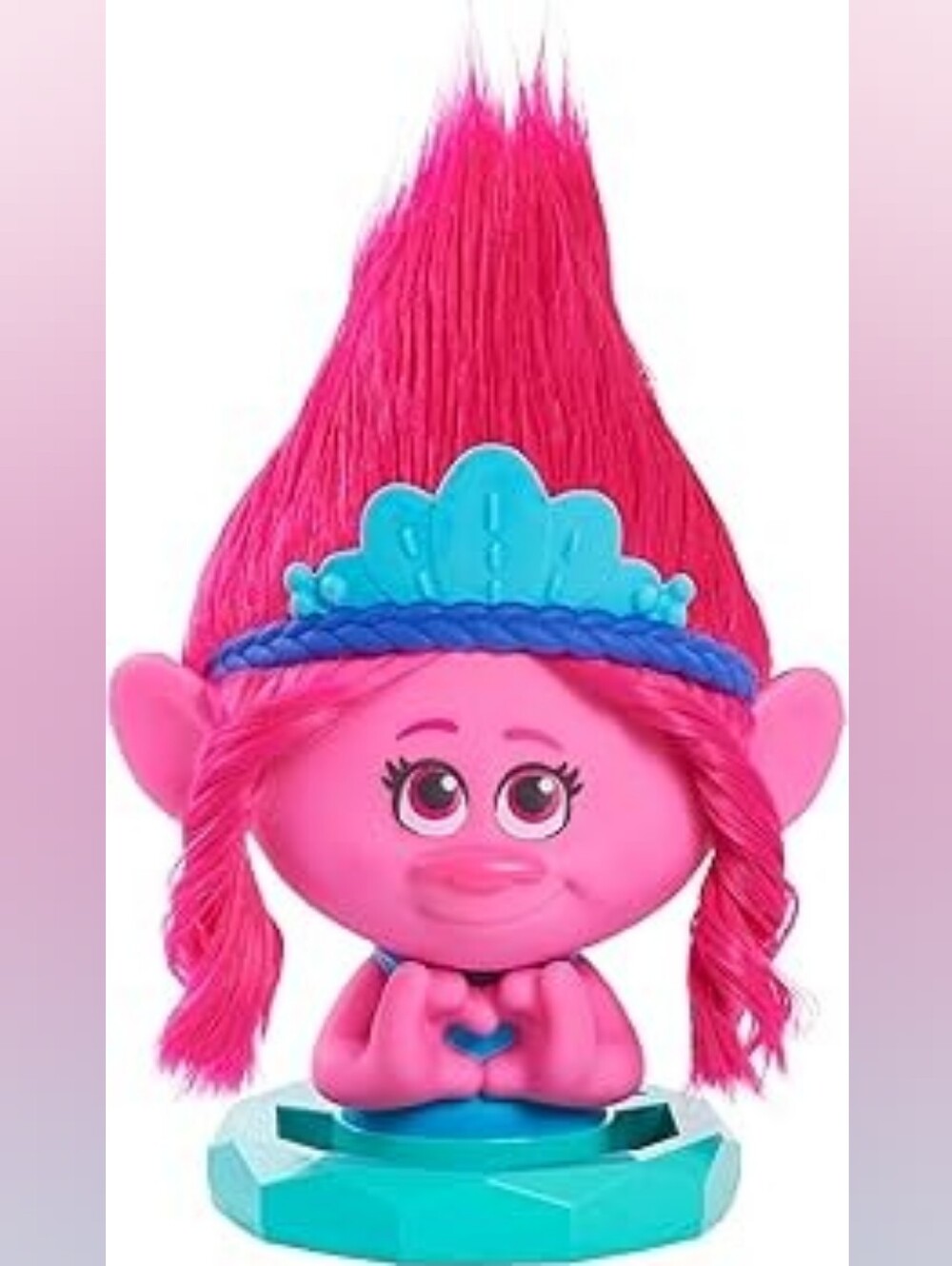 Trolls Pink Blue Hair Princess Figurine